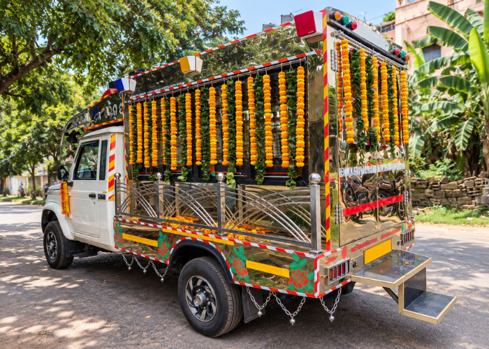 Dead body carrying van in Odisha